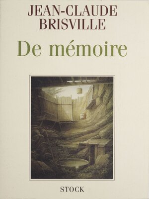 cover image of De mémoire